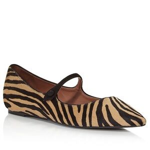 Tabitha Simmons Hermione Zebra Hair Flat